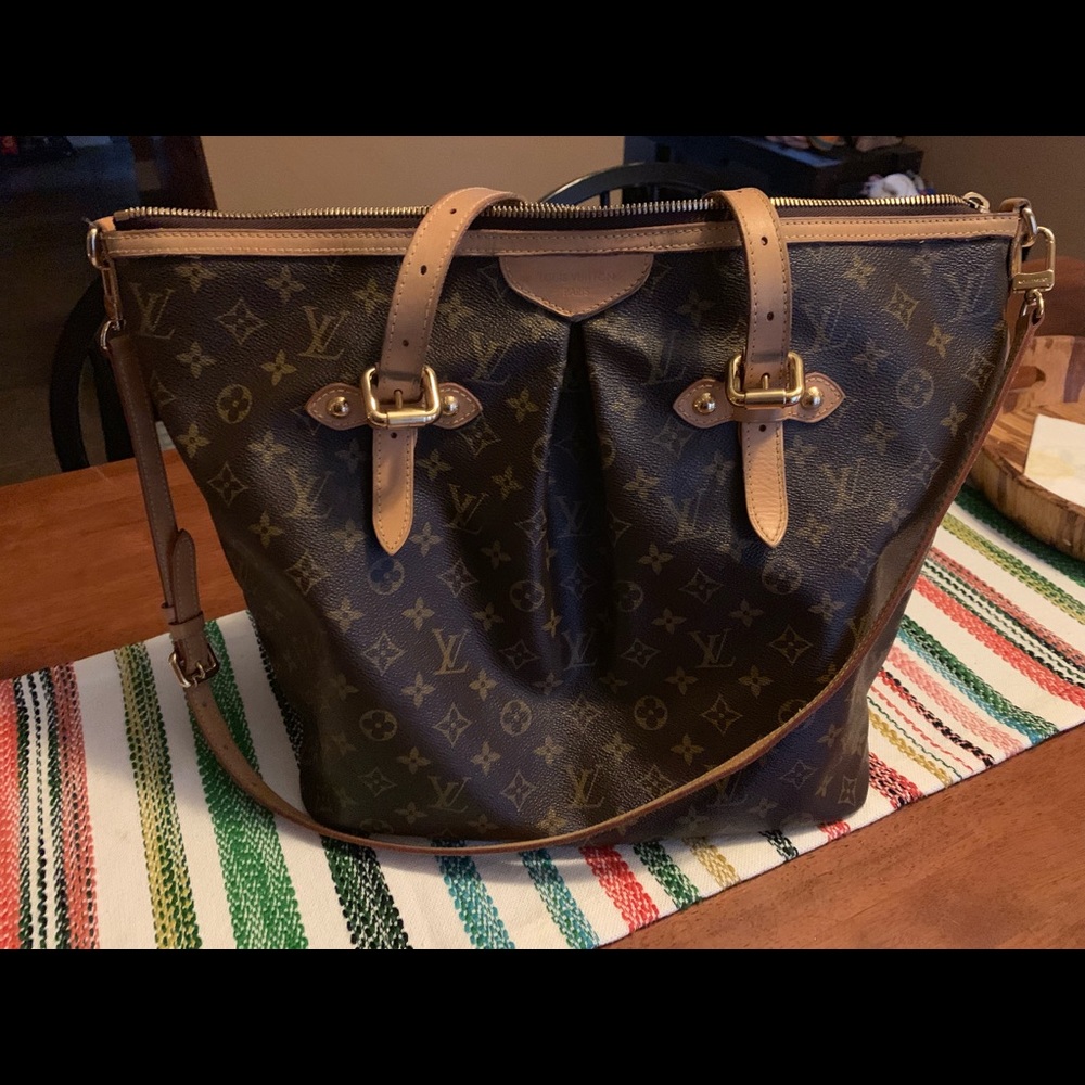Authentic Louis Vuitton Palermo GM with Straps